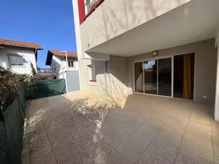 anglet el hogar - t3 en rez-de-chaussée avec grande terrasse