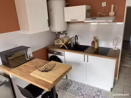 location t1bis meublé et équipé de 25m2 rdc & jardin