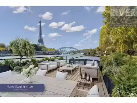 vente péniche 5 pièces 130 m² à paris 16ème (75016), 1 190 000 €