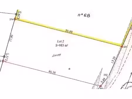 vente terrain 984 m² à sancourt (80400), 24 000 €