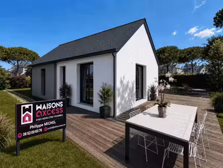 terrain avec maison neuve à vendre