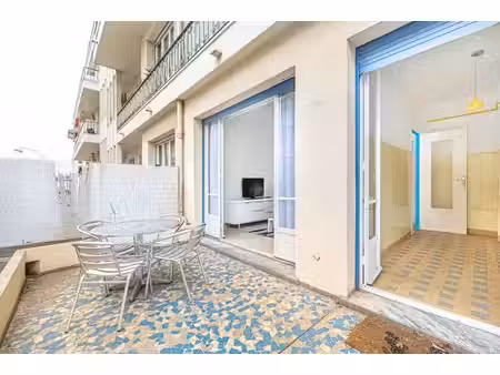 nice ouest / bd de magnan - appartement de type f1 de 33 m2 avec terrasse de 10 m2, une ca