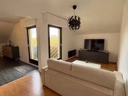 f3 meublé 68 m² – balcon + garage – metz vallières