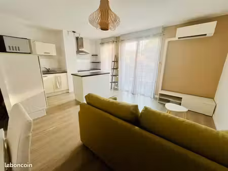 t2 meublé de 43 m² avec terrasse, parking - toulouse saint-cyprien