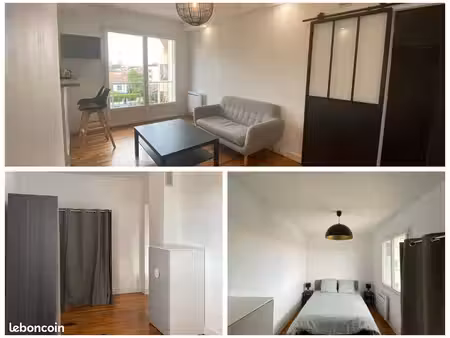 t2 meublé avec balcon et place de parking