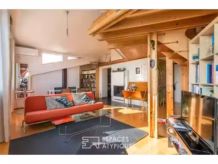 appartement duplex avec vue sur lyon
