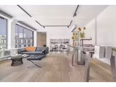 sublime loft rénové à paris 2ème !