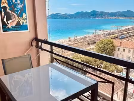 appartement vue mer cannes - loc saisonnière sept 2026 - avril 2027