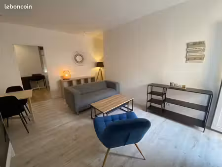 t2 meublé 36m2 avec terrasse -quartier gare nord -le mans