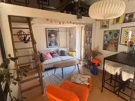 t2 meublé lumineux avec climatisation et mezzanine hypercentre – jean-jaurès - mediathèque