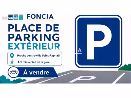 parking 5 min gare st raphaël