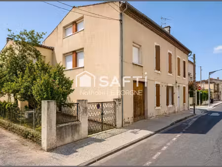 ensemble immobilier maison + immeuble + terrain