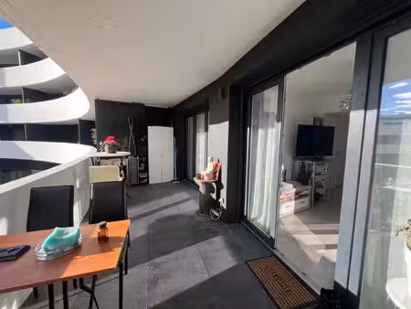 cap d'agde (centre-port) - t2 contemporain avec terrasse, l'élégance à l'année (résidence 
