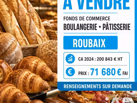 vente boulangerie, pâtisserie 200 m²