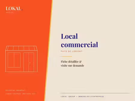 location commerce lorient 56100 245m²