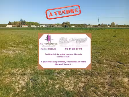 terrain constructible viabilisé à vendre
