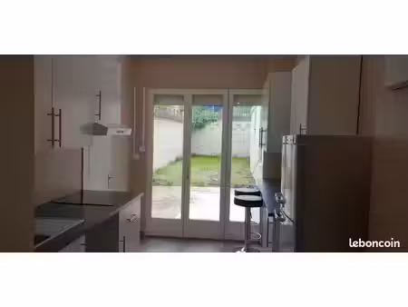 t3 meublé de 60m² avec jardin