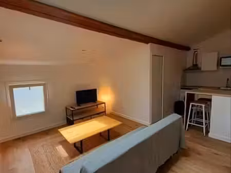 t1 bis meublé - grande hauteur sous plafond