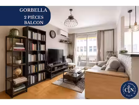 appartement 2 pièces 52 m² avec balcon et climatisation – gorbella
