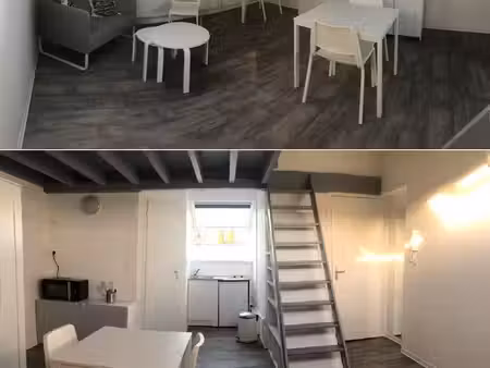 grand t1 + mezzanine - traversant et lumineux - lille saint michel