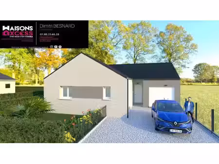 terrain avec maison neuve à vendre