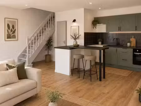 appartement d'une surface au sol totale de 69,76 m² calme, lumineux, vue sur jardin, derni