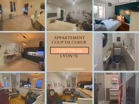 appartement meublé lyon 7 disponible dès le 1er octobre