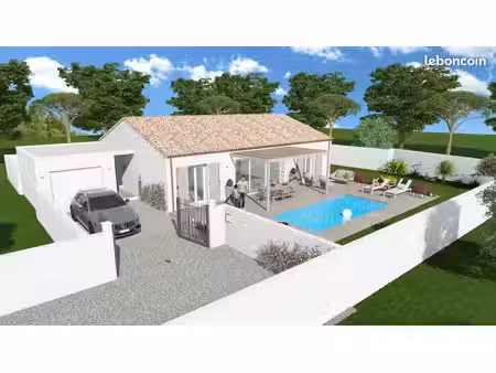 projet de construction d'une maison 75 m² avec terrain à guzargues (34)