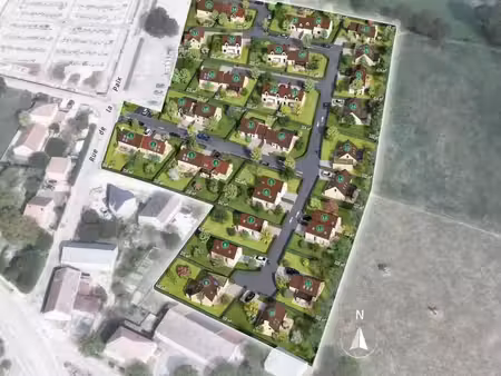 terrain 340 m² chabons