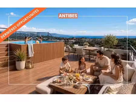 vente appartement neuf 4 pièces 85m2 antibes - 930000 € - surface privée