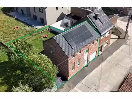 maison passive, peb a+, 3 ch, garage, pass. latéral, jardin.