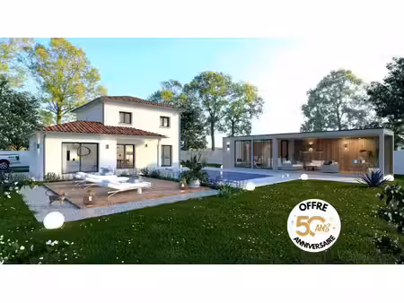 terrain avec maison neuve à vendre