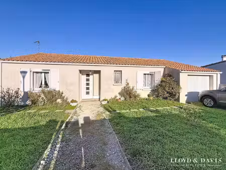 royan, plain-pied 100m², 2/3 chambres, garage et jardin