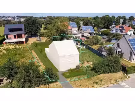 terrain 337m² pour maison 3 façades à vilvoorde