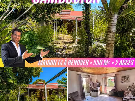 plain-pied & terrain traversant — maison 88 m² 4 chambres à