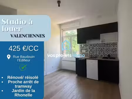 location appartement 1 pièce 17 m² à valenciennes (59300)