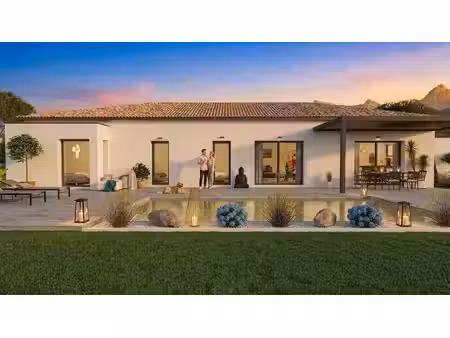 terrain avec maison neuve à vendre