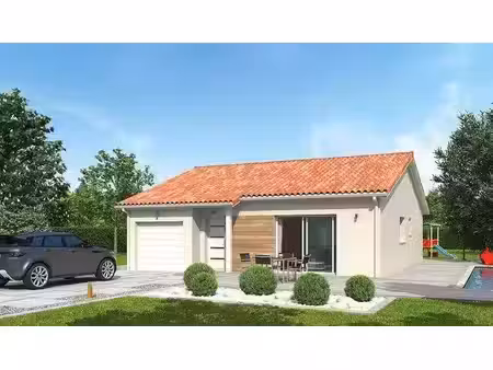 terrain avec maison neuve à vendre
