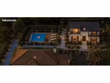 terrain à bâtir 1 346 m² — le hameau, pau