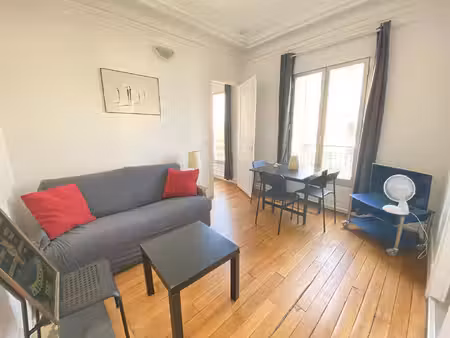 à louer - 2 pièces meublé - paris 14e