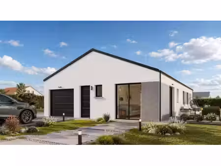 terrain avec maison neuve à vendre
