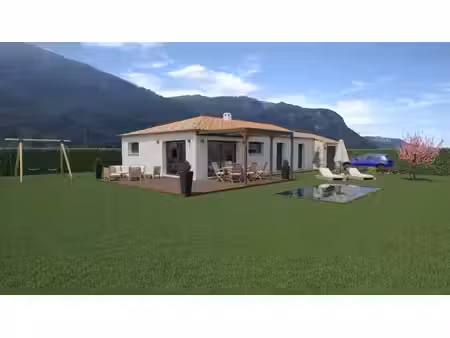 terrain avec maison neuve à vendre