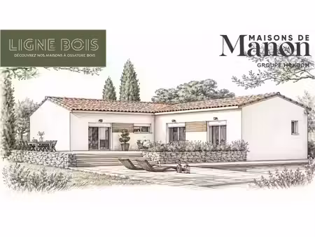 terrain avec maison neuve à vendre