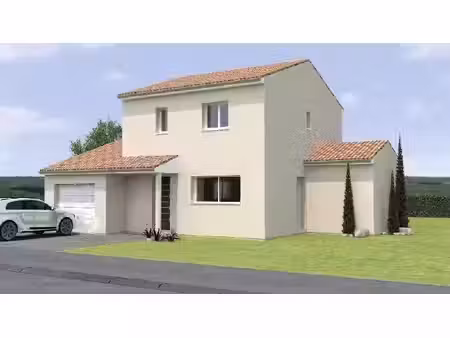 terrain avec maison neuve à vendre