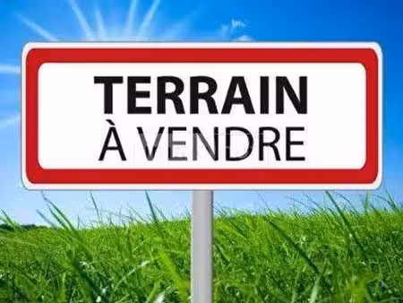 terrain constructible viabilisé à vendre