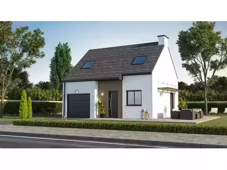 terrain avec maison neuve à vendre