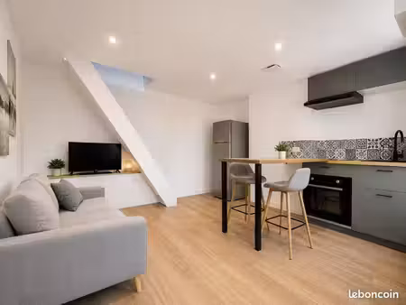 maison meublée à louer - 35 m² - garage - petite-forêt - 650 / mois