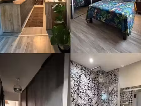 appartement traversant t4 avec balcon et garage