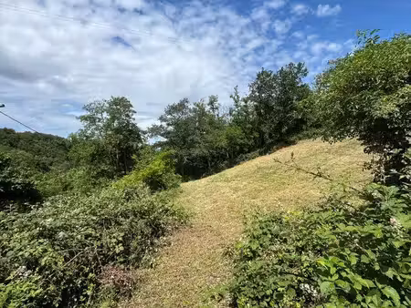 terrain en pente, vue dégagé