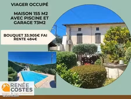 maison en viager 6 pièces 155 m²